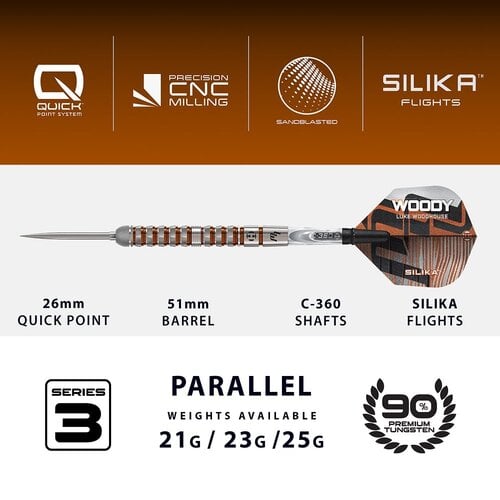 Harrows Harrows Luke Woodhouse V3 Quick Point 90% Darts