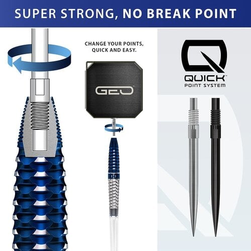 Harrows Harrows Geo Torpedo Quick Point 90% Darts