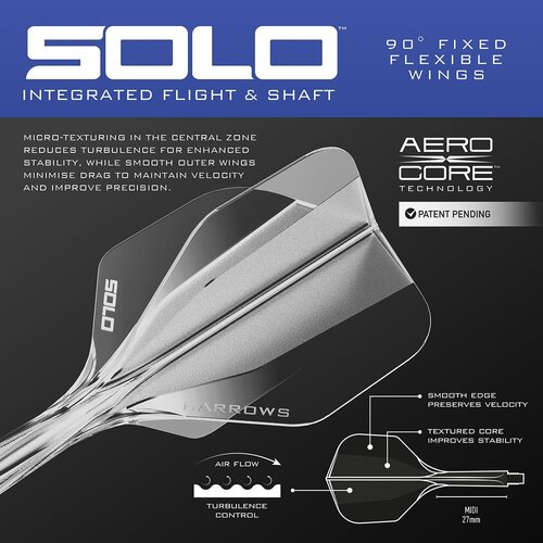 Harrows Harrows Geo Parallel Quick Point 90% Darts