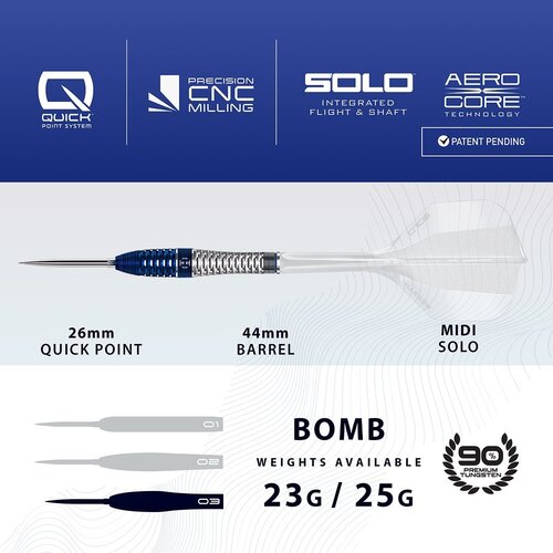 Harrows Harrows Geo Bomb Quick Point 90% Darts