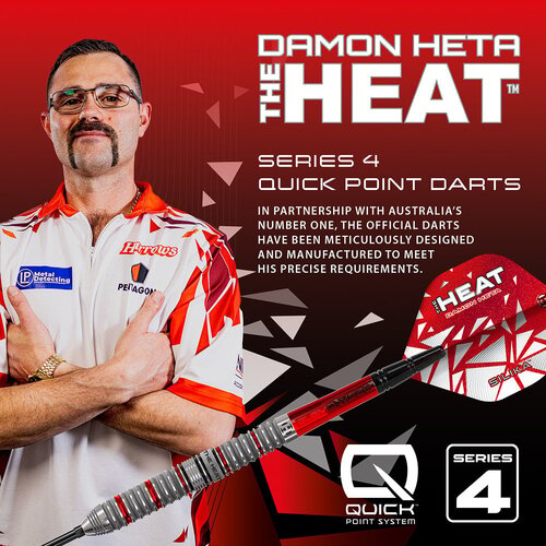 Harrows Harrows Damon Heta V4 Quick Point 90% Darts