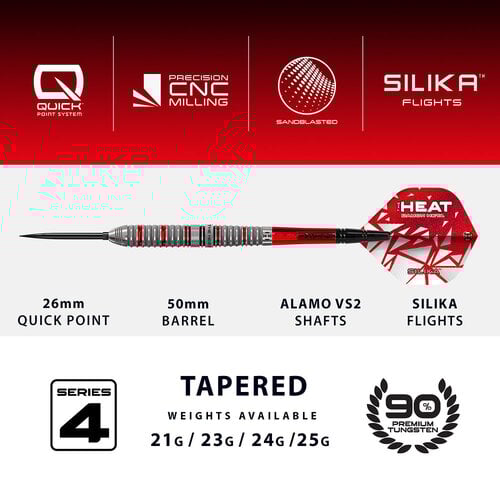 Harrows Harrows Damon Heta V4 Quick Point 90% Darts