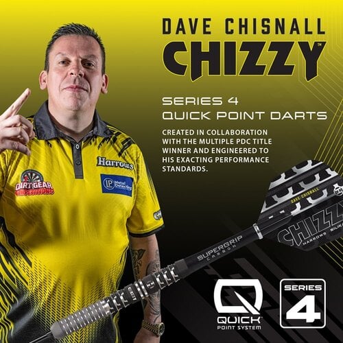 Harrows Harrows Dave Chisnall V4 Quick Point 90% Darts