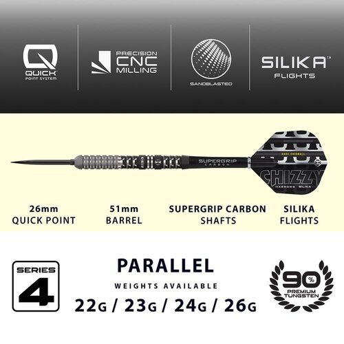 Harrows Harrows Dave Chisnall V4 Quick Point 90% Darts