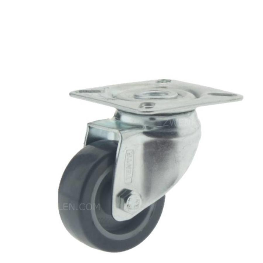 TENTE zwenkwiel 50 verzinkt 1PU plaat-1