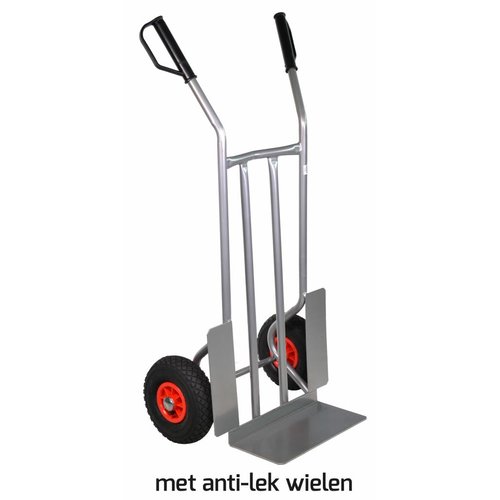 Steekwagen 250kg antilek wielen 