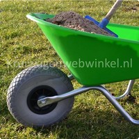 Kinderkruiwagen 35 liter lime anti-lek