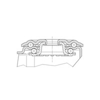 TENTE zwenkwiel nylon 3NO 80mm boutgat