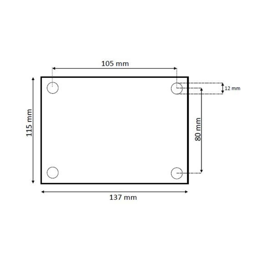 Schetsplaat 115x137x5mm