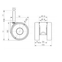 thumb-PAPU LOW wiel 50mm bout M10x25-3