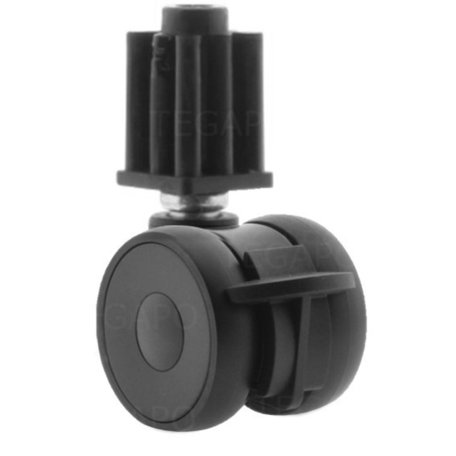 PAPU LOW wiel 50mm plug vierkant 26mm met rem