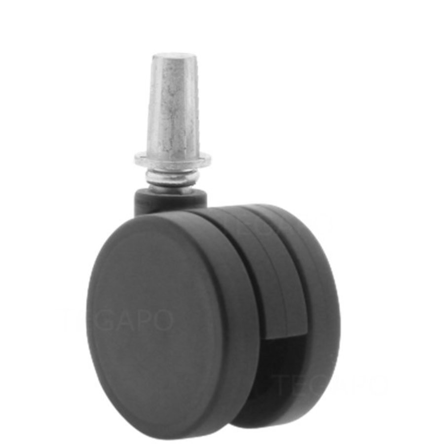 PPPU wiel 55mm plug rond staal 13mm