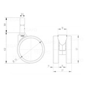 thumb-PPPU wiel 55mm stift 11mm (30)-2