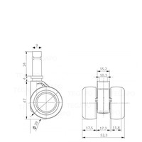 thumb-PATPHIGH wiel 39mm stift 9mm-2