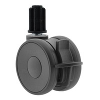 PAPU HIGH wiel 75mm plug rond 23mm met rem