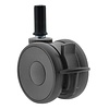 PAPU HIGH wiel 75mm plug rond 15mm met rem