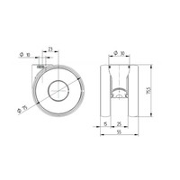 PAPU HIGH wiel 75mm