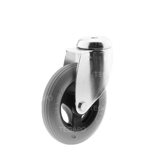 TENTE zwenkwiel unilast rubber 125 3KS boutgat 