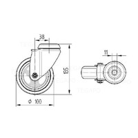 thumb-TENTE zwenkwiel unilast rubber 100 3KS boutgat-2