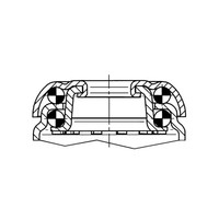 thumb-TENTE zwenkwiel unilast rubber 125 3KS boutgat met rem-3