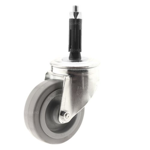 Zwenkwiel elastisch rubber 100 3KO ronde buis 24-27mm 