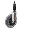 Zwenkwiel rubber 160 indoor ronde buis 24-27mm Zwenkwiel rubber 160 indoor ronde buis 24-27mm