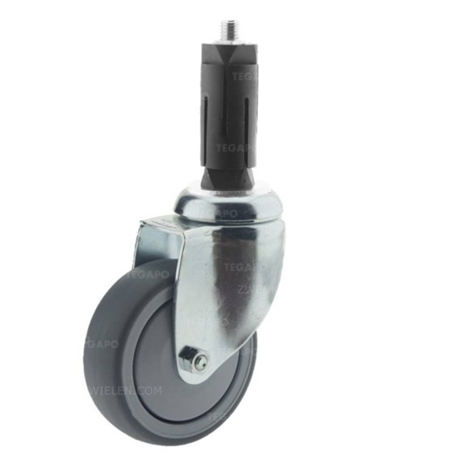 Zwenkwiel 100 verzinkt 2TPKO ronde buis 27-30mm-1