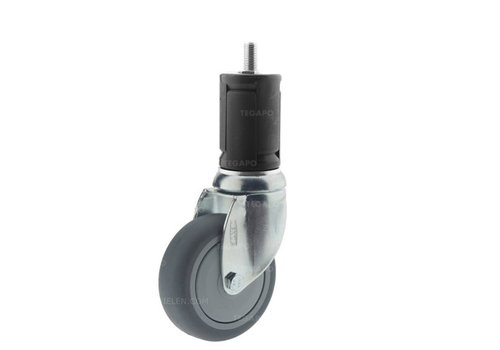 Zwenkwiel 75 verzinkt 2TPKO ronde buis 40-45mm  Zwenkwiel 75 verzinkt 2TPKO ronde buis 40-45mm