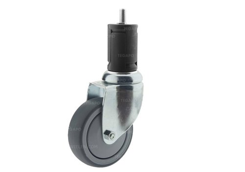 Zwenkwiel 100 verzinkt 2TPKO ronde buis 40-45mm  Zwenkwiel 100 verzinkt 2TPKO ronde buis 40-45mm