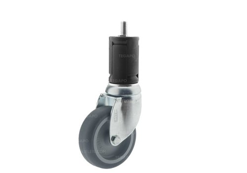Zwenkwiel 75 verzinkt 2TP ronde buis 36-39mm  Zwenkwiel 75 verzinkt 2TP ronde buis 36-39mm