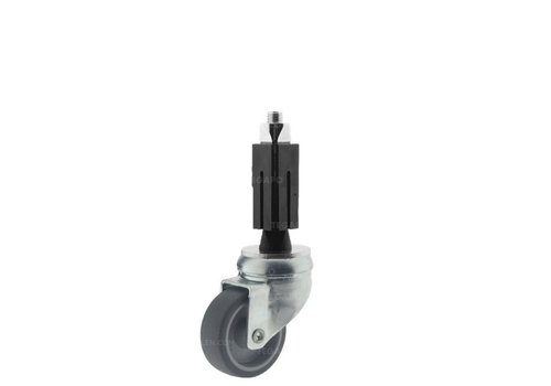 Zwenkwiel 50 verzinkt 2TP vierkante koker 24-27mm  Zwenkwiel 50 verzinkt 2TP vierkante koker 24-27mm