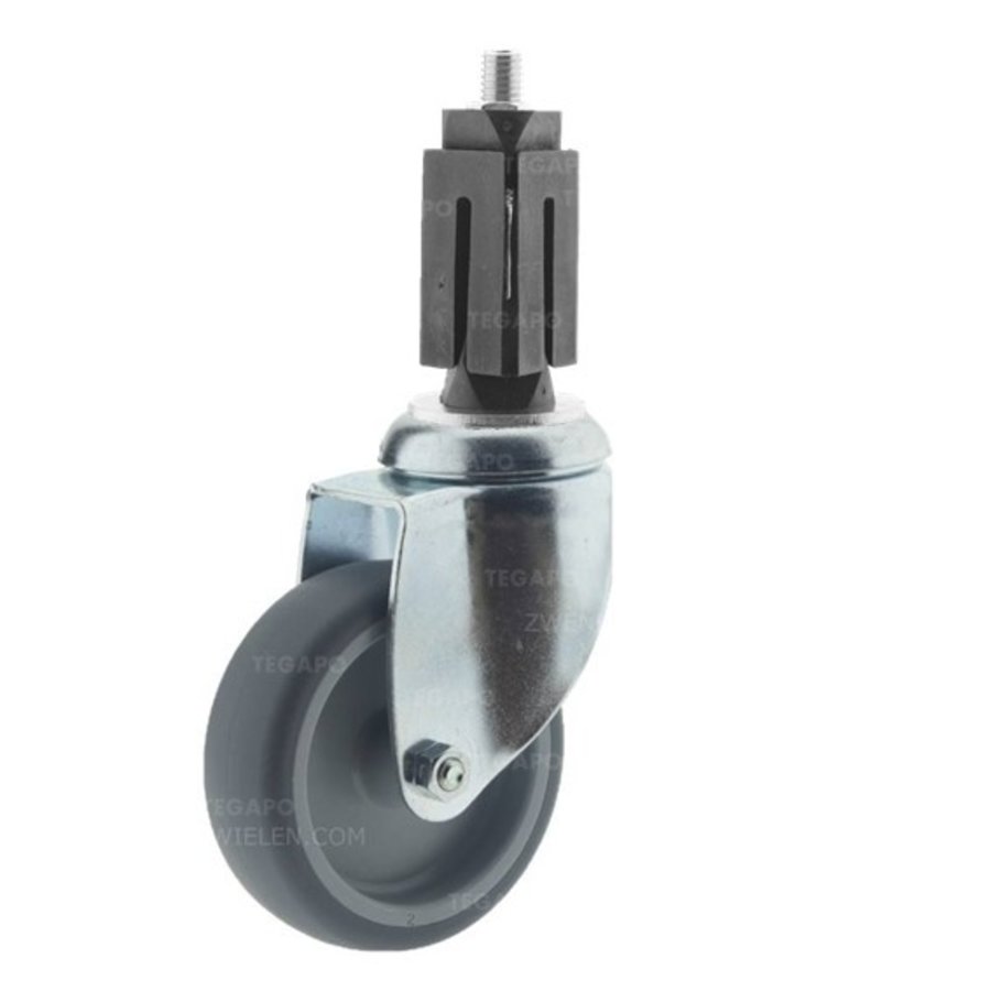 Zwenkwiel 100 verzinkt 2TP vierkante koker 27-30mm-1