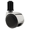 PPTP luxe wiel chrome metaal plug 23mm