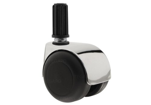 PPTP luxe wiel chrome metaal plug 17mm 