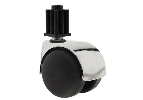 PP luxe wiel chrome metaal plug vierkant 21mm 