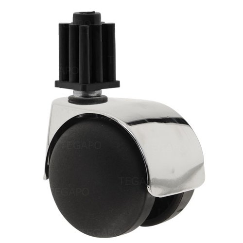 PP luxe wiel chrome metaal plug vierkant 21mm 