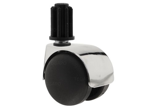 PP luxe wiel chrome metaal plug 23mm 