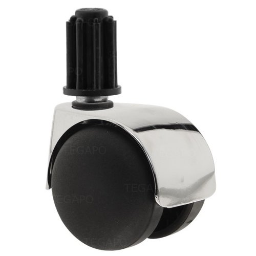 PP luxe wiel chrome metaal plug 22mm 