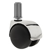 PP luxe wiel chrome metaal plug 18mm