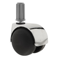 PP luxe wiel chrome metaal plug 18mm