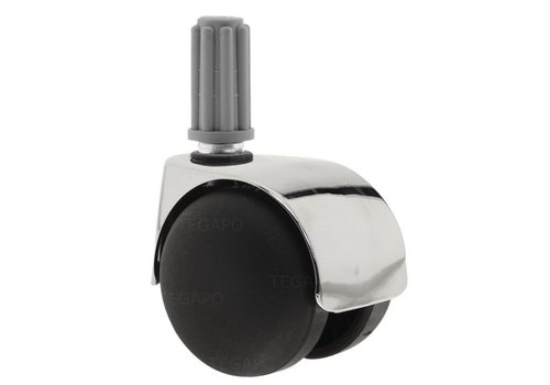 PP luxe wiel chrome metaal plug 18mm 