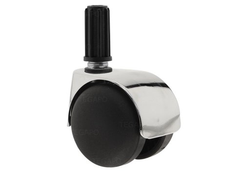 PP luxe wiel chrome metaal plug 17mm 