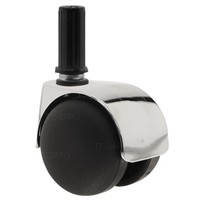 PP luxe wiel chrome metaal plug 15mm