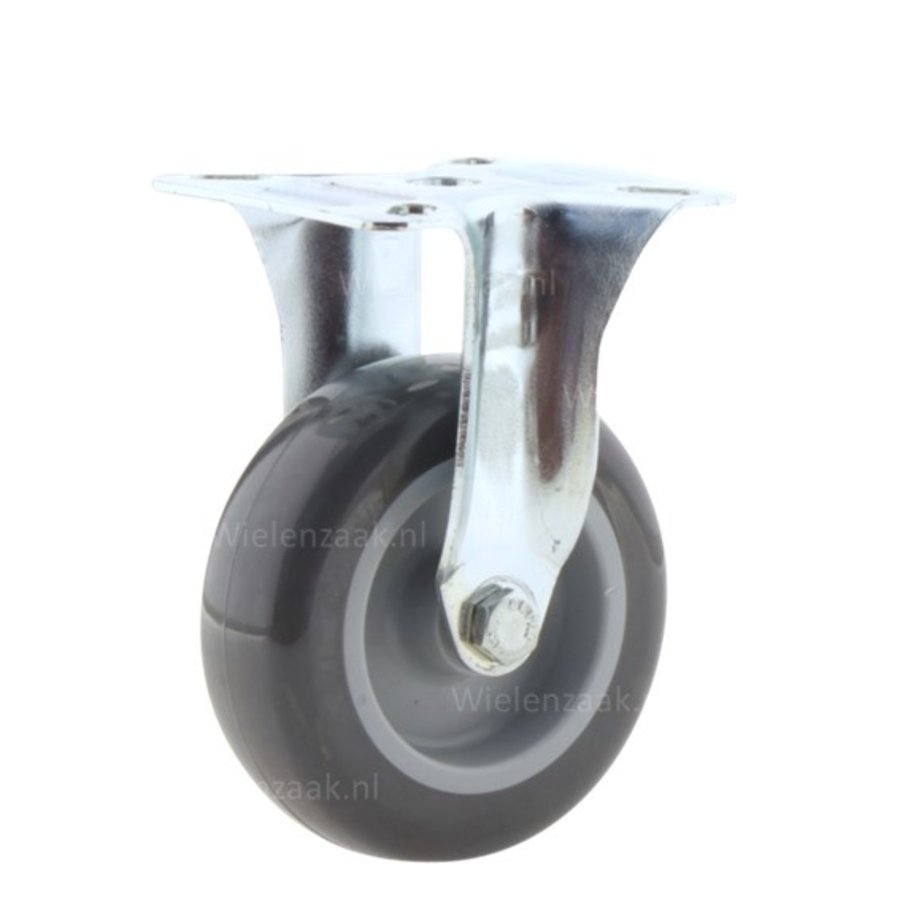 TENTE bokwiel 75 verzinkt 1PU plaat-1