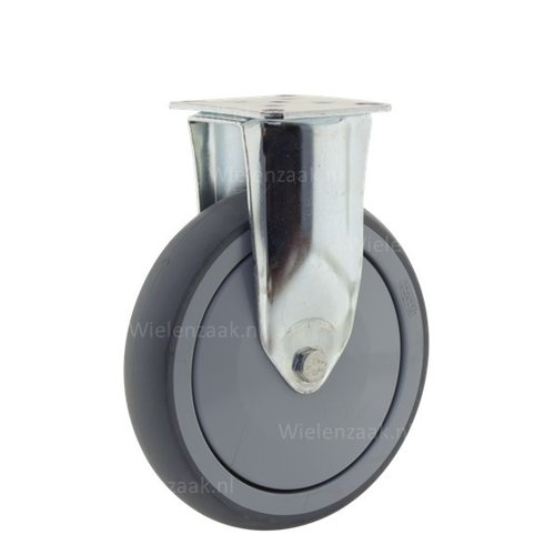 TENTE Bokwiel 150 verzinkt 2TPKO plaat 