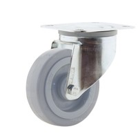 thumb-TENTE zwenkwiel elastisch rubber 100 3KO plaat-1