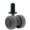 PATPLOW wiel 39mm plug rond kunststof 13mm