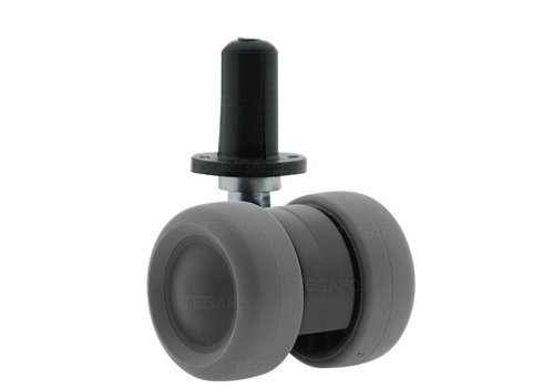 PATPLOW wiel 39mm plug rond kunststof 13mm 