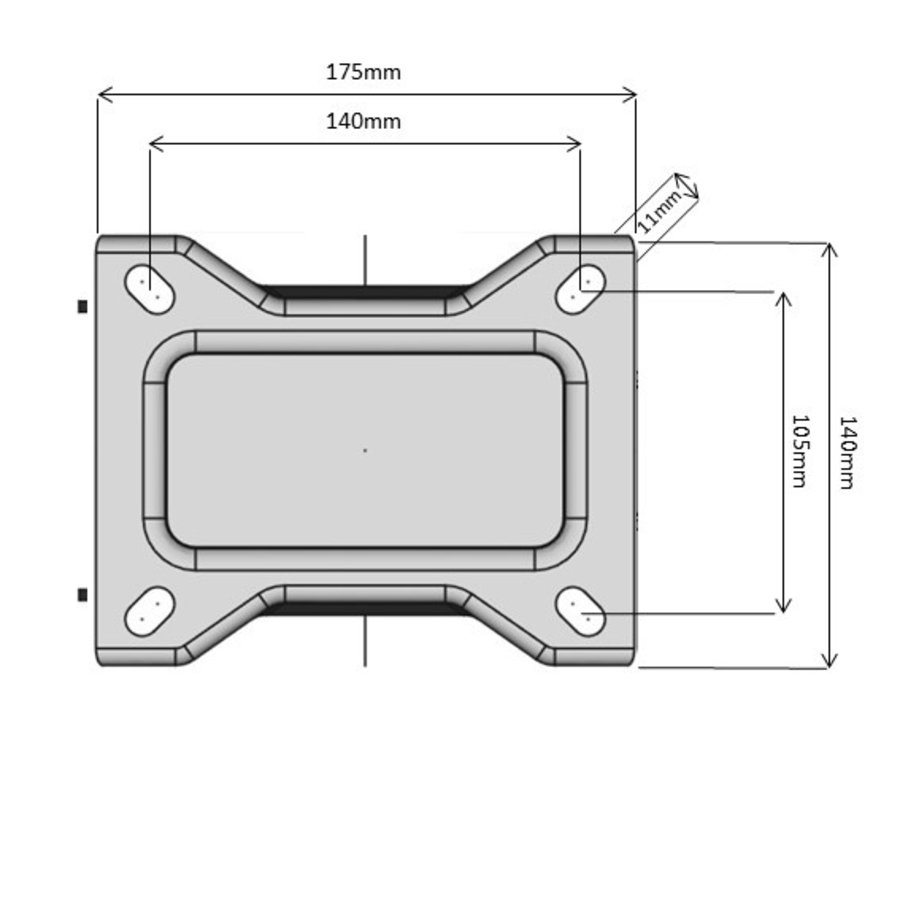 Bokwiel massieve PU band 3KO