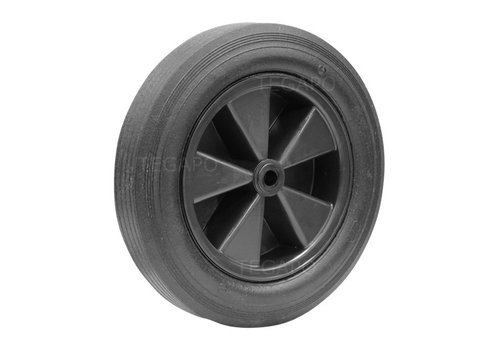 STAX rubber wiel 400mm asgat 20mm  STAX rubber wiel 400mm asgat 20mm